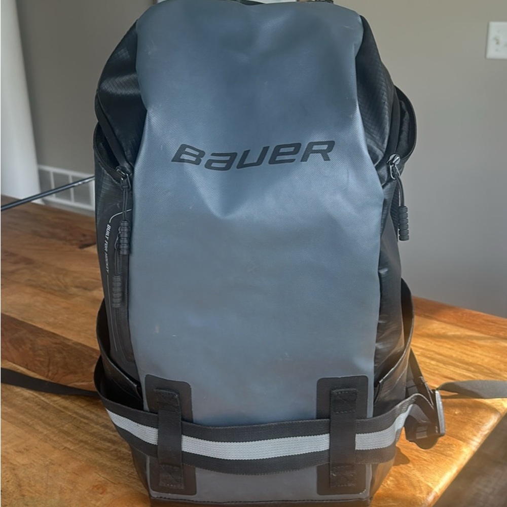 Bauer Black and Gray Men's Backpack
